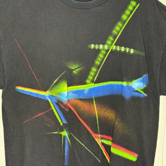 Pink Floyd Dark Side Of The Moon T-Shirt Anthill Rockware Vintage Black Large - Picture 3 of 6